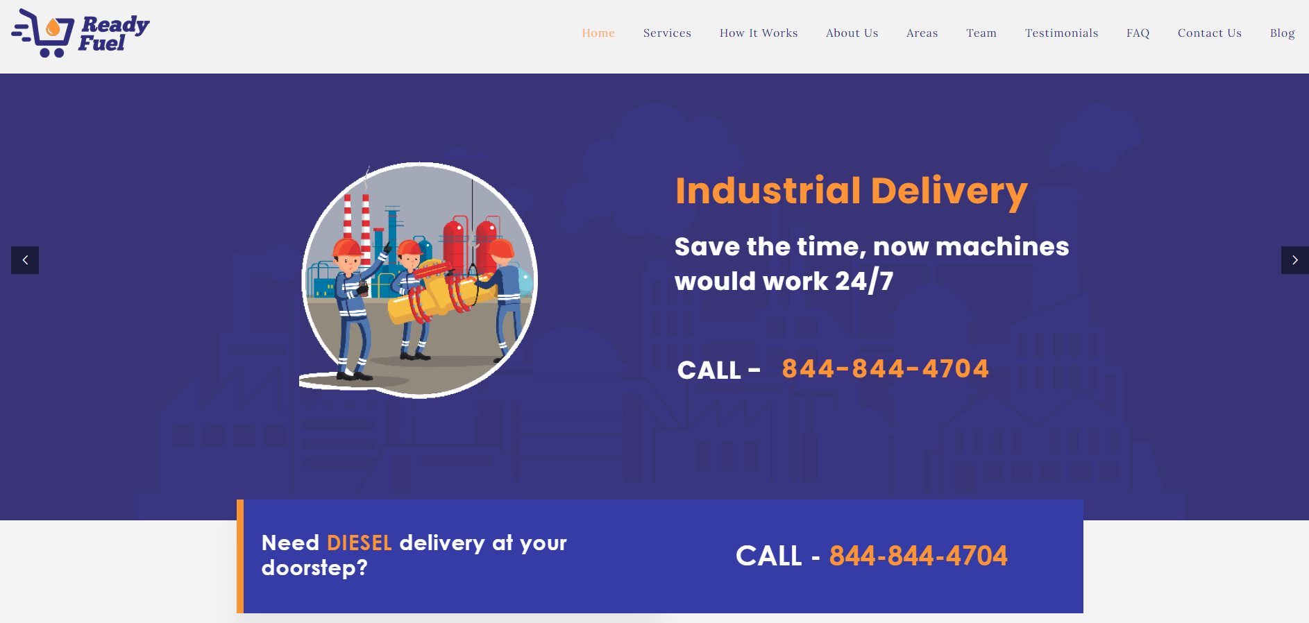 Readyfeul Website Design